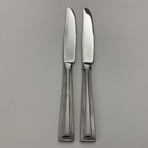 Cambridge Knives Knife Stainless Steel 8 3/4” Lot of 2 Beaded